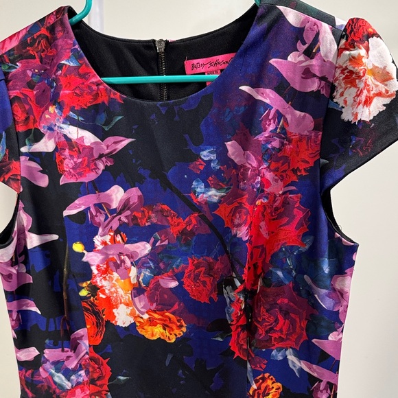 Betsey Johnson Multicolor Floral Midi Dress - Picture 8 of 8